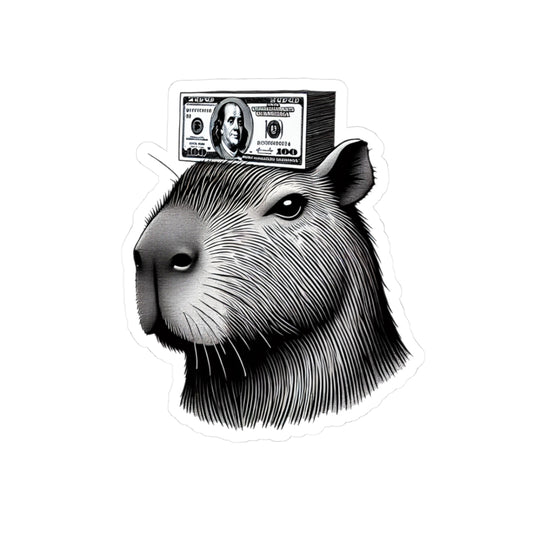 Money-Bara - Capybara Sticker